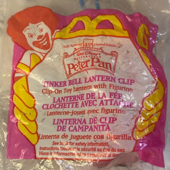 McDonald’s Happy Toy Tinker Bell NIP - Picture 1 of 2
